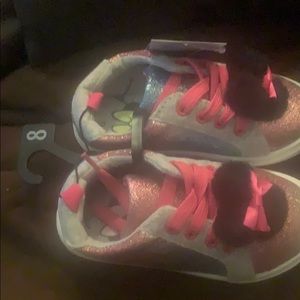 New Junior Minnie Girls Tie Dye Shoes 8 NWT